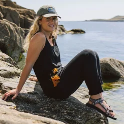 Jumpsuits & Playsuits|Dungarees & Pants>Passenger Eva Recycled Cotton Jumpsuit Black