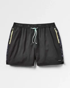 Shorts|Activewear>Floris van Bommel Exploration Trail Recycled Shorts Black