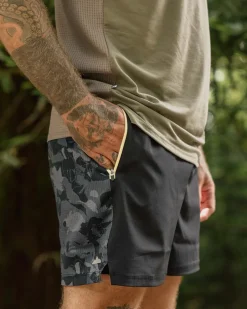 Shorts|Activewear>Floris van Bommel Exploration Trail Recycled Shorts Black