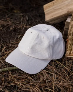 Accessories|Caps & Hats>Passenger Fade Recycled Cotton Low Profile 6 Panel Cap Vintage White