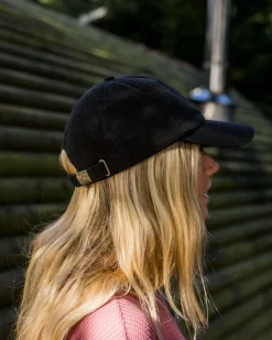 Caps & Hats|Caps & Hats>Floris van Bommel Fade Recycled Cotton Low Profile 6 Panel Cap Faded Black