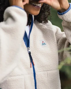 Fleece|Fleece>Passenger Fairbanks 2.0 Full Zip Recycled Sherpa Fleece Oatmeal