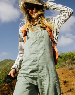 Dungarees & Pants|Women's Outlet>Passenger Faye Organic Cotton Dungarees Pistachio