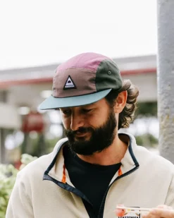 Caps & Hats|Caps & Hats>Floris van Bommel Fixie Recycled 5 Panel Cap Grape Multi