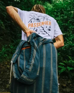 T-Shirts & Tank Tops|Men's Outlet>Passenger Fjord Recycled Cotton T-Shirt White