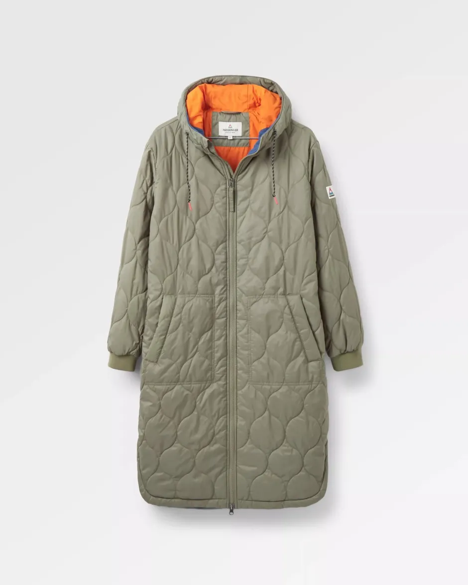 Insulated|Winter Road Trip Essentials>Passenger Flora 2.0 Long Recycled Insulated Parka Dusty Olive