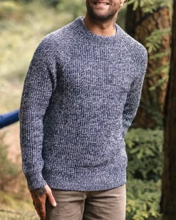 Knitwear|Best Sellers>Passenger Fog Recycled Knitted Jumper Grey Marl