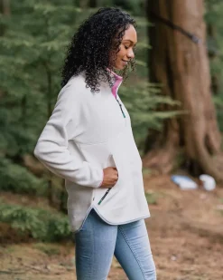 Fleece|Fleece>Passenger Folksy Recycled Polar Fleece Egret