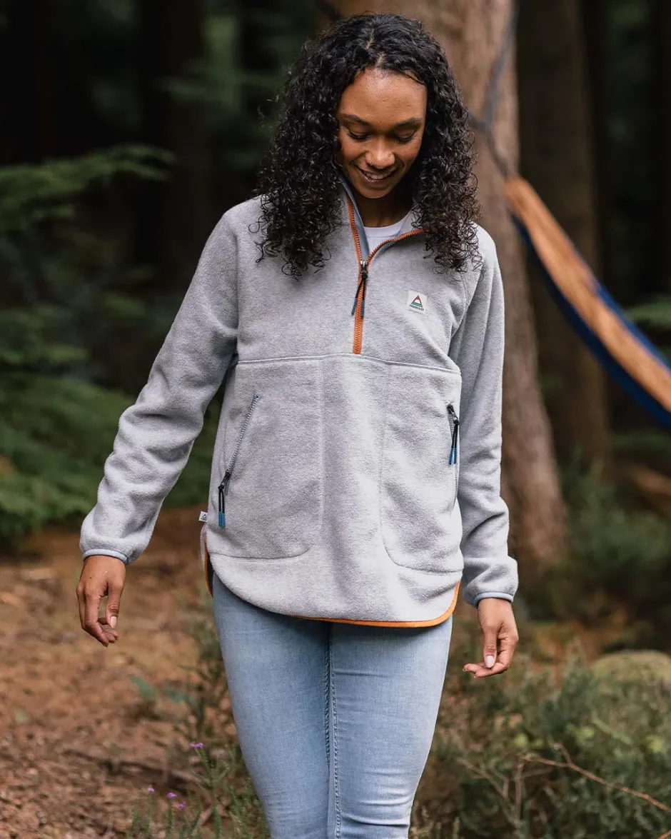 Fleece|Fleece>Passenger Folksy Recycled Polar Fleece Grey Marl