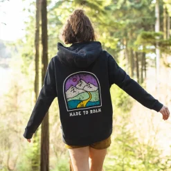 Hoodies & Sweatshirts>Passenger Friday Collective Recycled Cotton Hoodie Black