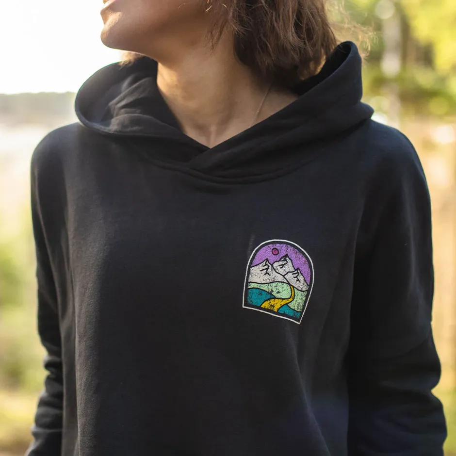 Hoodies & Sweatshirts>Passenger Friday Collective Recycled Cotton Hoodie Black
