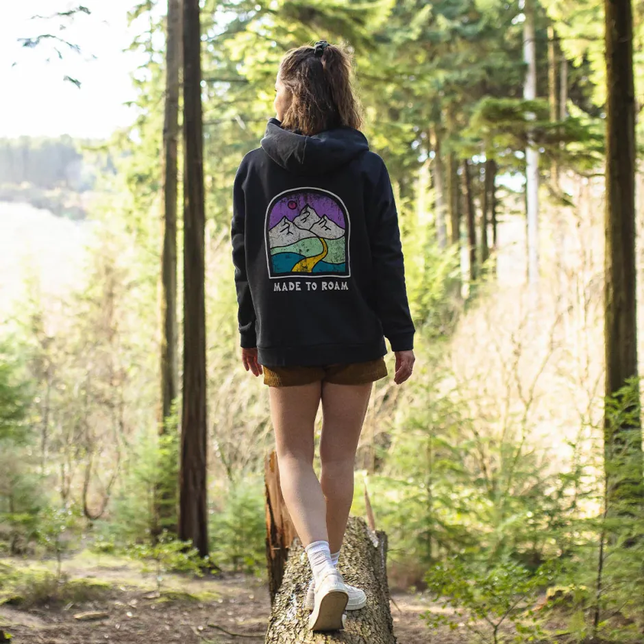 Hoodies & Sweatshirts>Passenger Friday Collective Recycled Cotton Hoodie Black