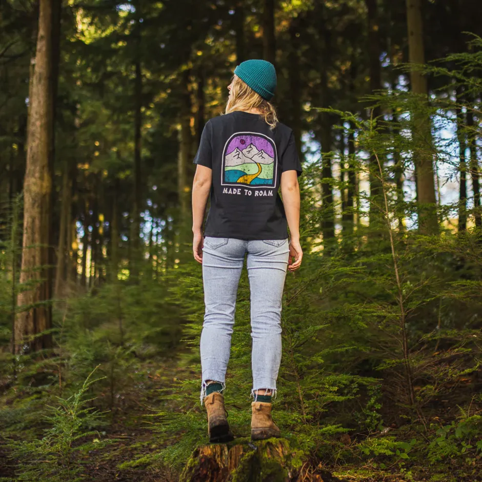 Tops & T-Shirts>Passenger Friday Collective Recycled Cotton T-Shirt Black