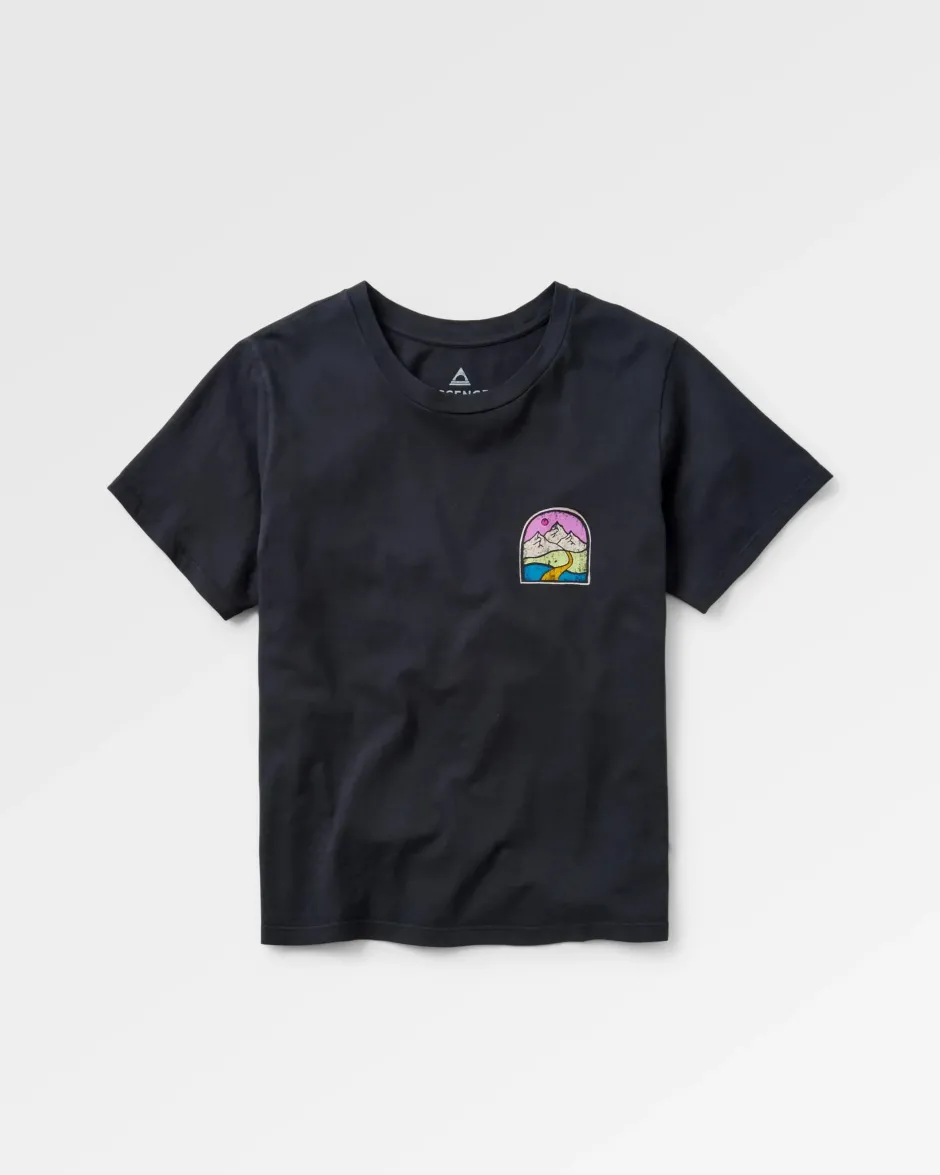 Tops & T-Shirts>Passenger Friday Collective Recycled Cotton T-Shirt Black