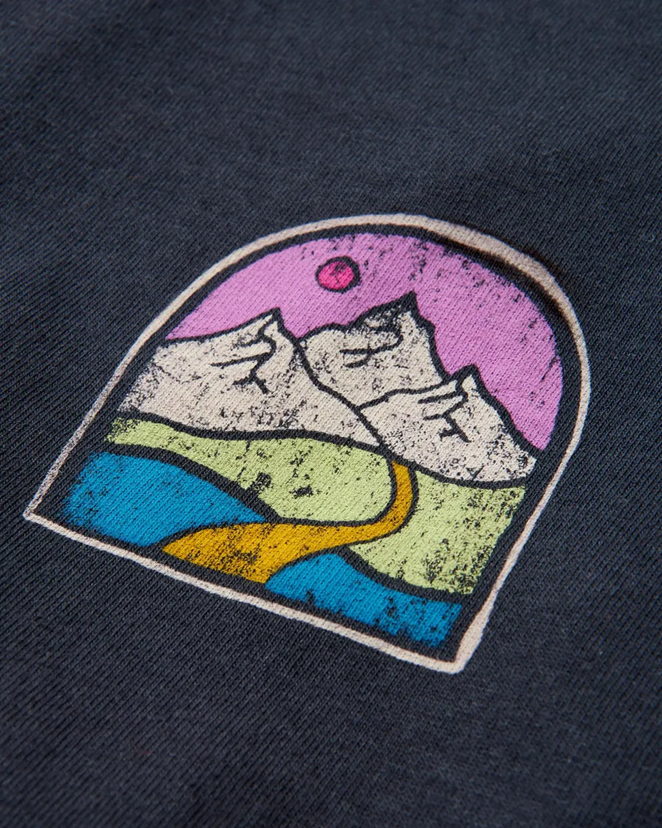 Tops & T-Shirts>Passenger Friday Collective Recycled Cotton T-Shirt Black