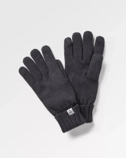Accessories|Gloves>Passenger Gale Recycled Knitted Gloves Deep Navy