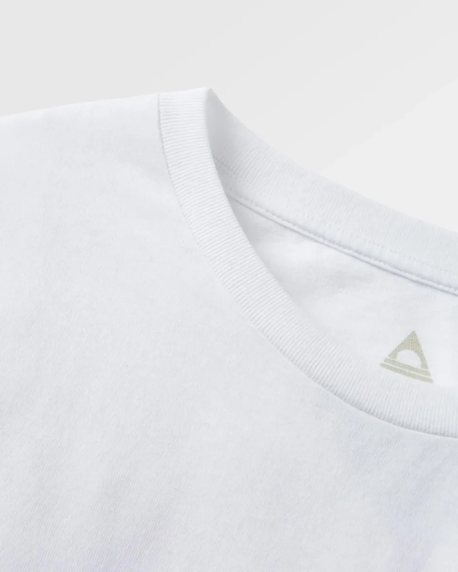 Tops & T-Shirts>Passenger Golden Hour LS T-Shirt White