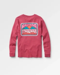 Tops & T-Shirts>Passenger Golden Hour LS T-Shirt Earth Red