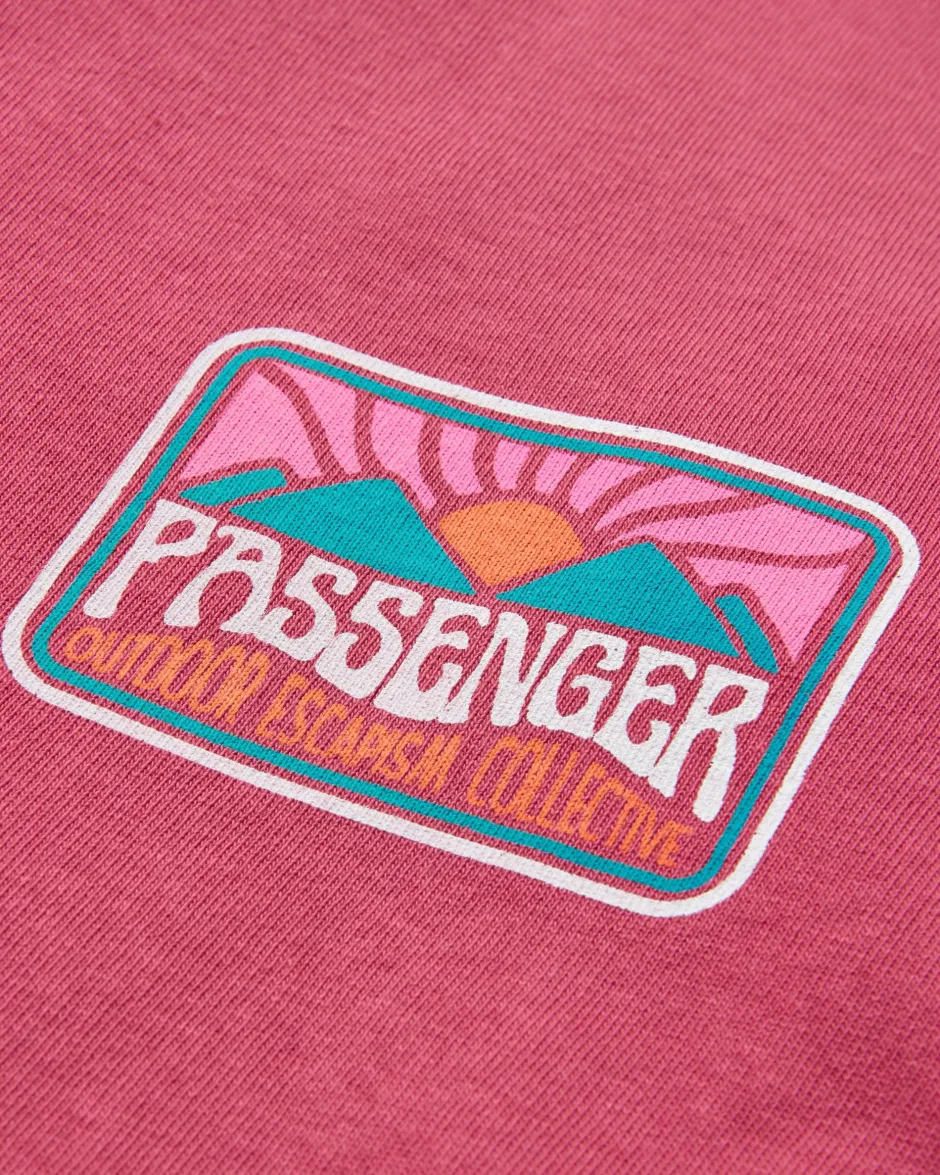 Tops & T-Shirts>Passenger Golden Hour LS T-Shirt Earth Red