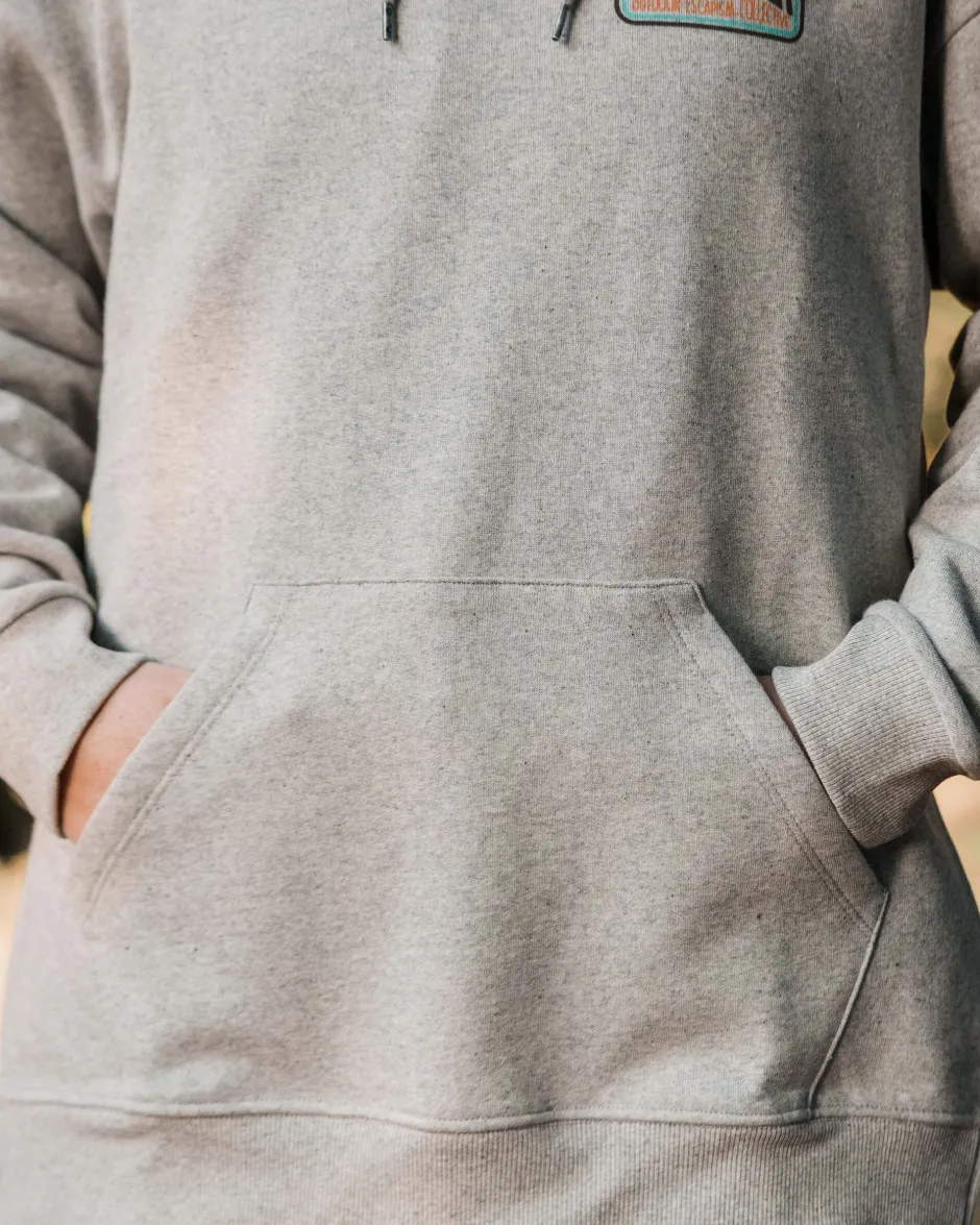 Hoodies & Sweatshirts>Passenger Golden Hour Recycled Cotton Hoodie Grey Marl