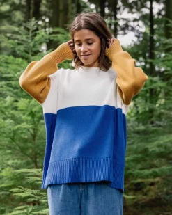 Women's Outlet|Women's>Passenger Gondwana Organic Oversized Knitted Jumper True Blue