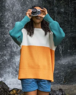 Knitwear|Women's Outlet>Passenger Gondwana Organic Oversized Knitted Jumper Apricot