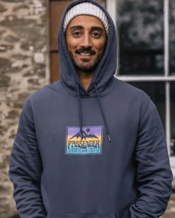 Hoodies & Sweatshirts|Men's Outlet>Passenger Grounded Organic Cotton Hoodie Charcoal