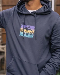 Hoodies & Sweatshirts|Men's Outlet>Passenger Grounded Organic Cotton Hoodie Charcoal