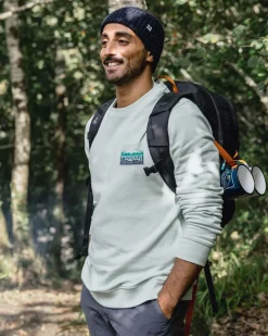 Hoodies & Sweatshirts|Best Sellers>Passenger Grounded Organic Cotton Sweatshirt Surf Spray
