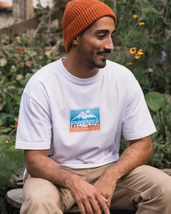 T-Shirts & Tank Tops|Men's Outlet>Floris van Bommel Grounded Organic Relaxed Fit T-Shirt White