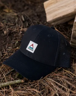 Accessories|Caps & Hats>Passenger Harbour Mesh Low Profile Snapback Cap Black