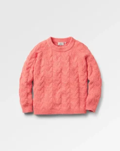 Knitwear>Passenger Harvest Recycled Knitted Jumper Shell Pink