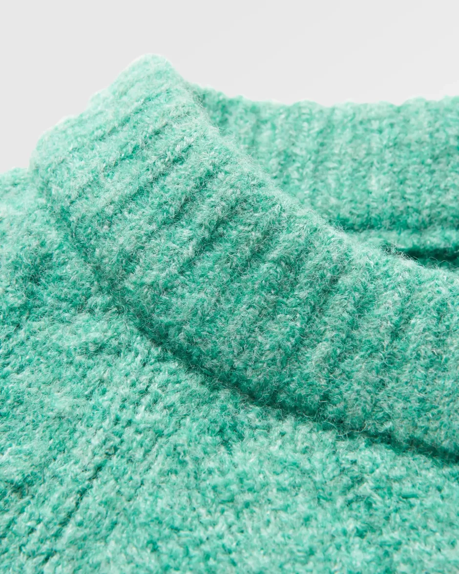 Knitwear>Passenger Harvest Recycled Knitted Jumper Green Spruce