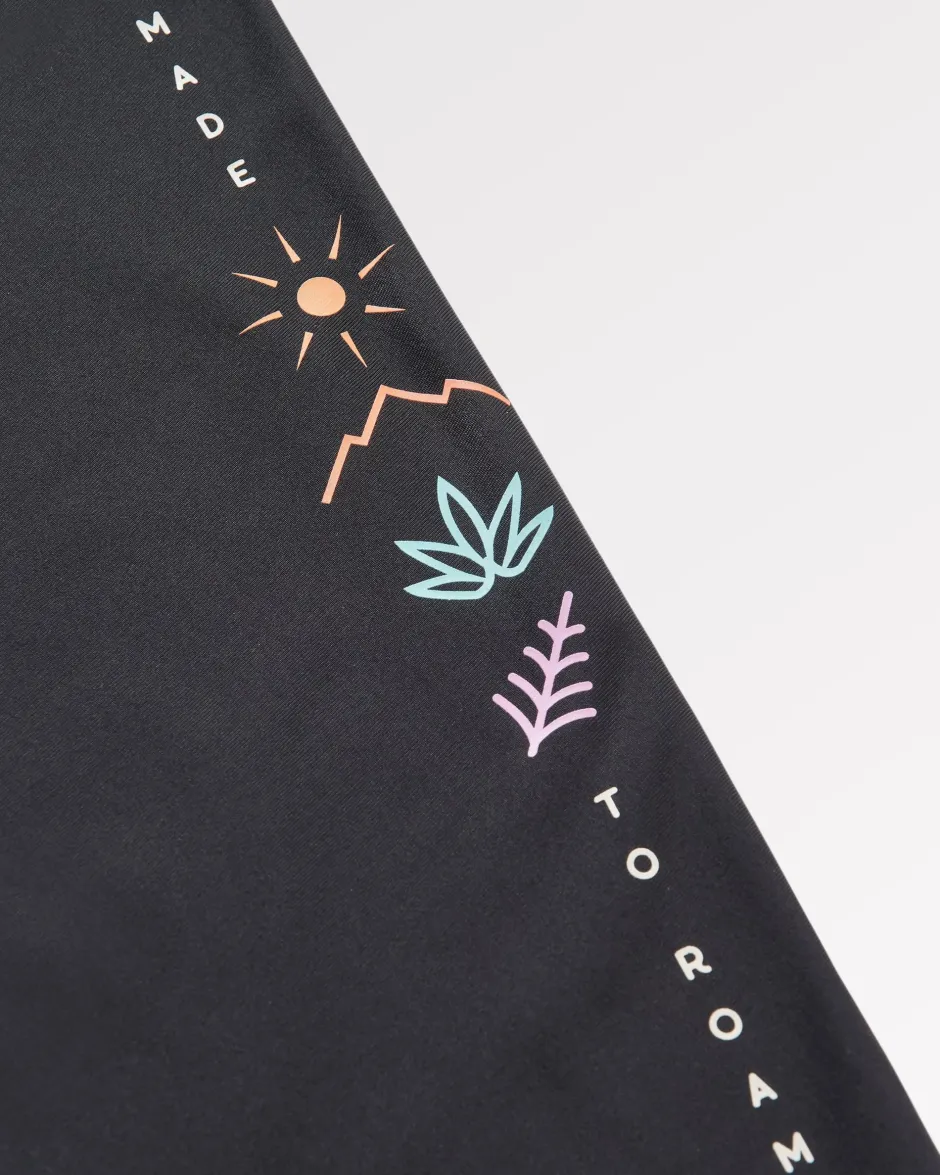 Tops & T-Shirts|Activewear>Passenger Hatha Recycled Active Top Black
