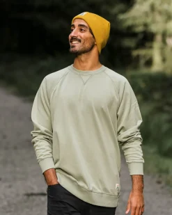 Hoodies & Sweatshirts|Best Sellers>Passenger Heritage Recycled Cotton Sweatshirt Pistachio