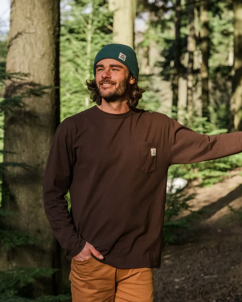 T-Shirts & Tank Tops|Best Sellers>Passenger Heritage Recycled Relaxed Fit LS T-Shirt Java