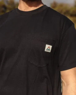 T-Shirts & Tank Tops|Best Sellers>Passenger Heritage Recycled Relaxed Fit T-Shirt Black