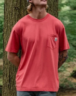 T-Shirts & Tank Tops|Men's Outlet>Passenger Heritage Recycled Relaxed Fit T-Shirt Cardinal