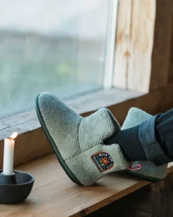 Winter Accessories|Best Sellers>Floris van Bommel Hideaway Hut Slipper Pistachio
