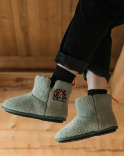 Winter Accessories|Best Sellers>Floris van Bommel Hideaway Hut Slipper Pistachio