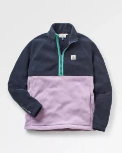 Fleece|Fleece>Floris van Bommel Highland Recycled Polartec® Fleece Lilac/ Deep Navy
