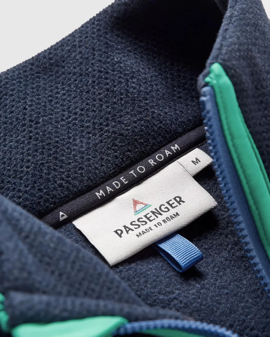 Fleece|Fleece>Floris van Bommel Highland Recycled Polartec® Fleece Lilac/ Deep Navy