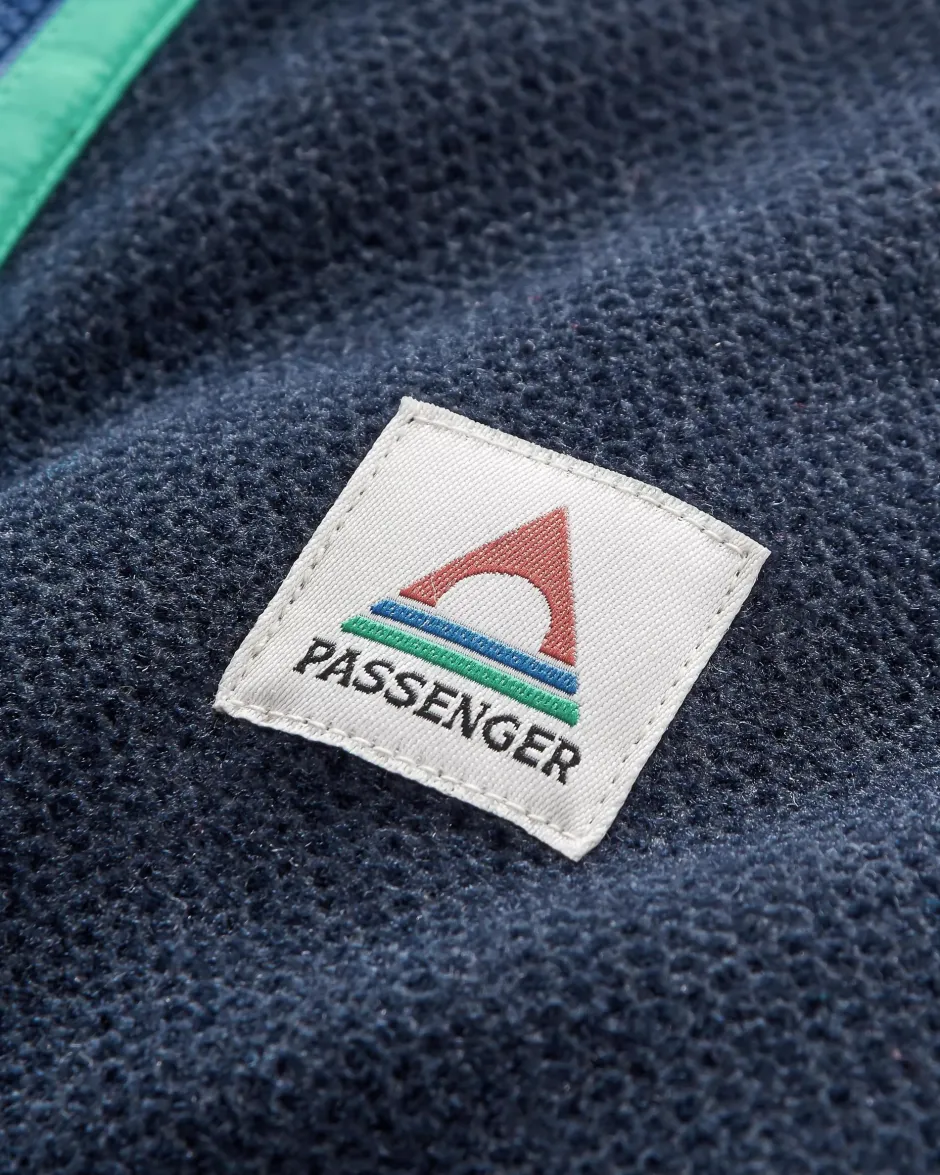 Fleece|Fleece>Floris van Bommel Highland Recycled Polartec® Fleece Lilac/ Deep Navy