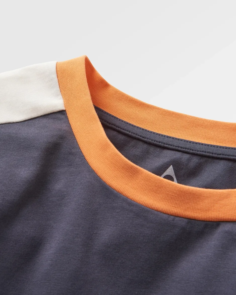 Tops & T-Shirts>Passenger Hilltop Organic Cotton LS T-Shirt Charcoal
