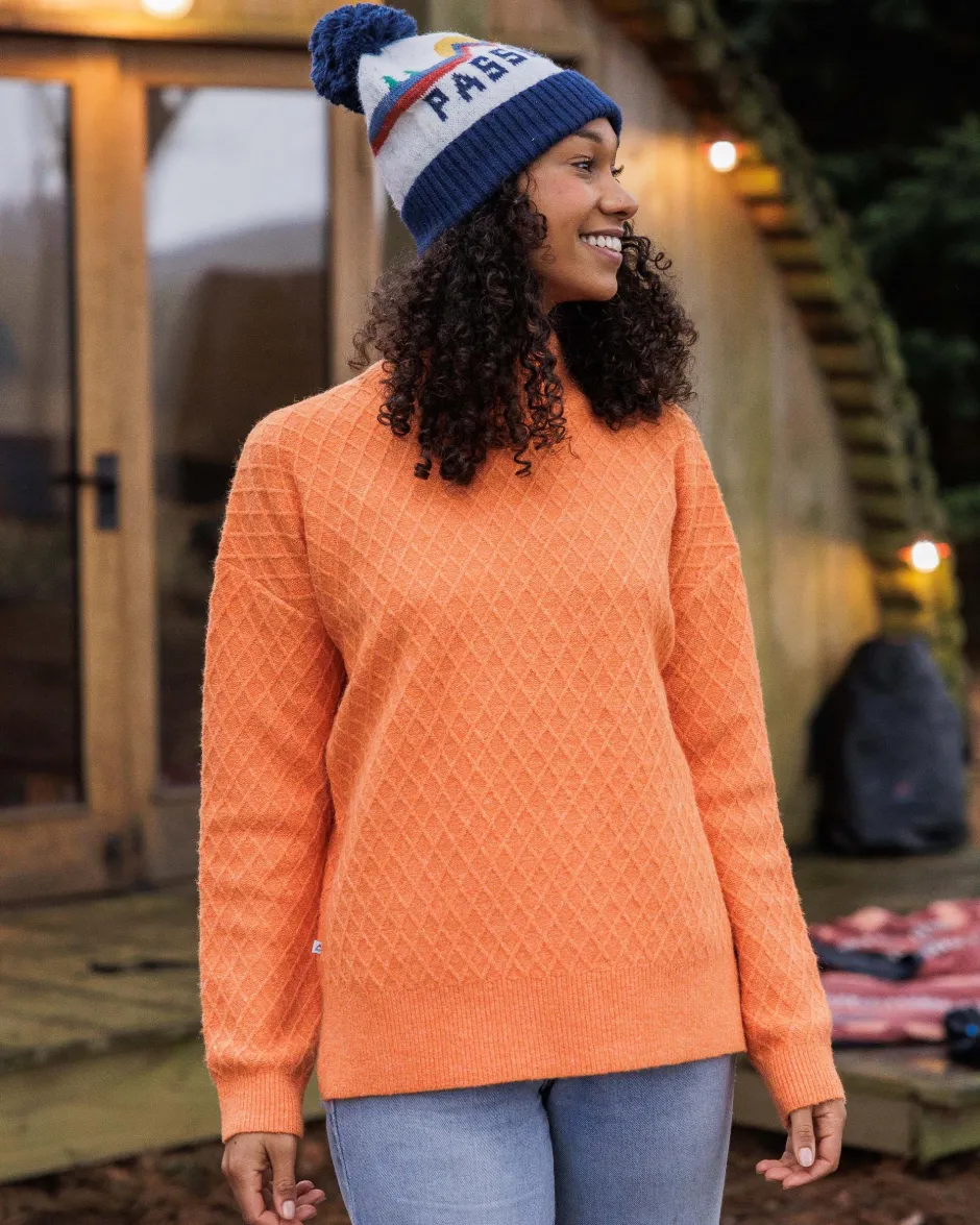 Knitwear>Passenger Hinterland Recycled Knitted Jumper Apricot