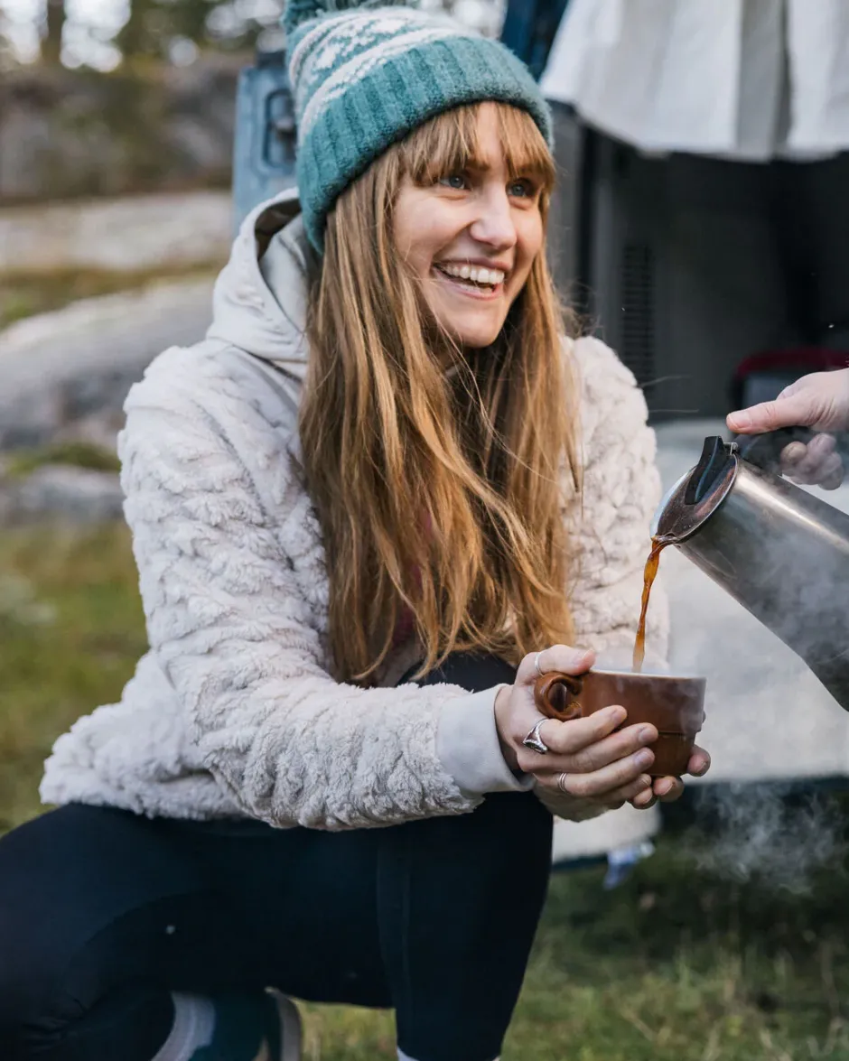 Women's Outlet|Women's>Passenger Holistic Sherpa Hooded Fleece Vintage White