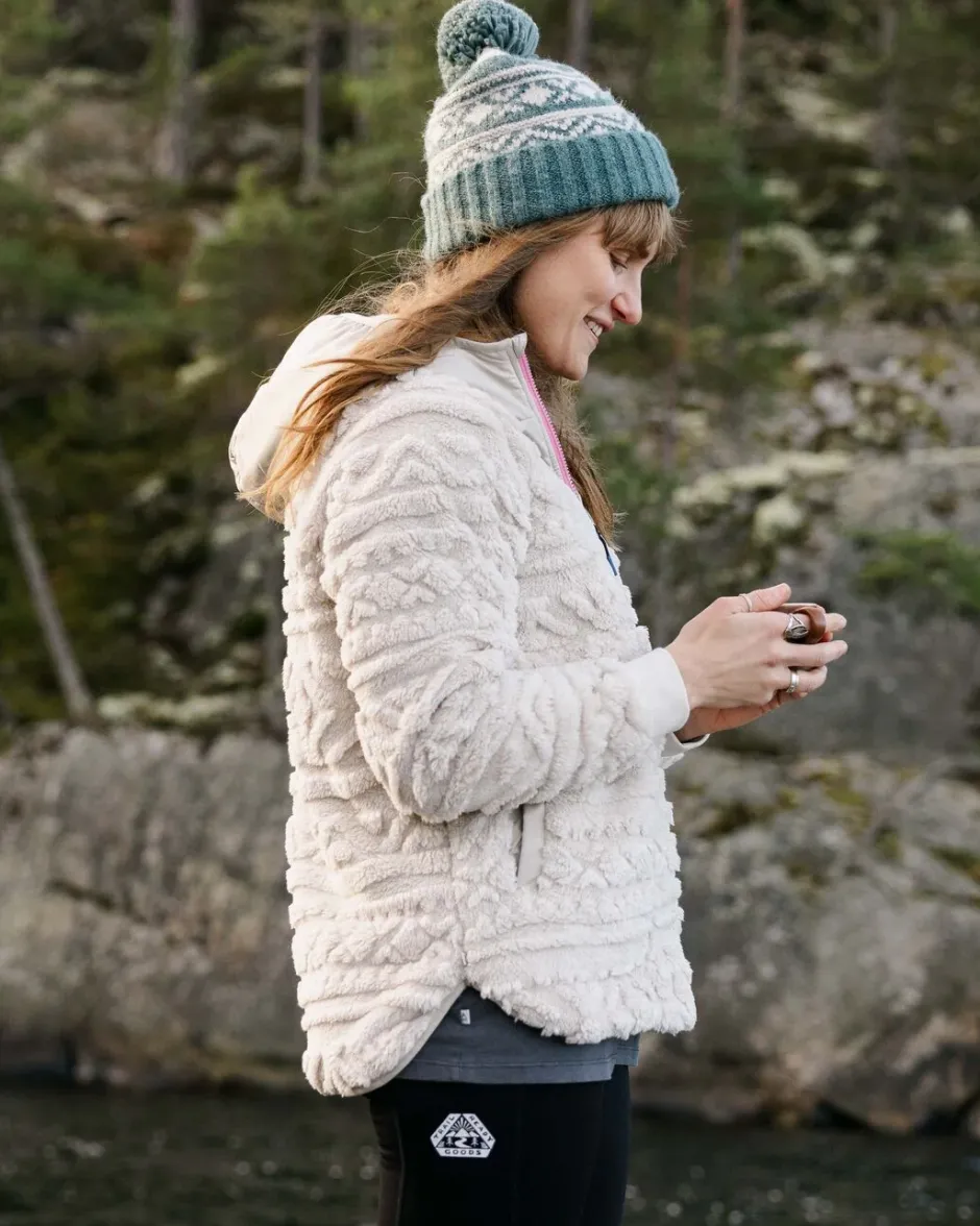 Women's Outlet|Women's>Passenger Holistic Sherpa Hooded Fleece Vintage White
