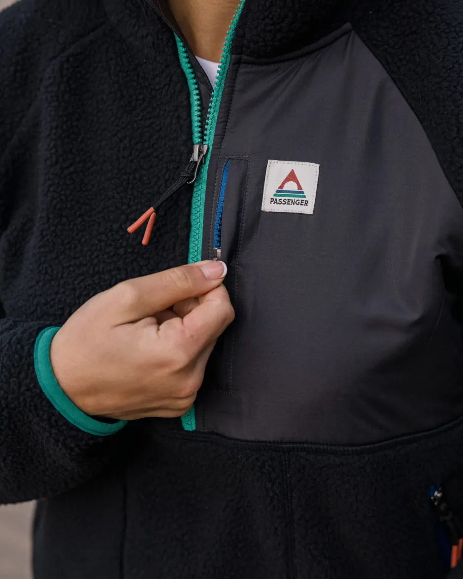 Fleece|Fleece>Passenger Home 2.0 Recycled Sherpa Fleece Black