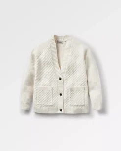Knitwear|Women's Outlet>Passenger Homey Recycled Knitted Cable Cardigan Off White