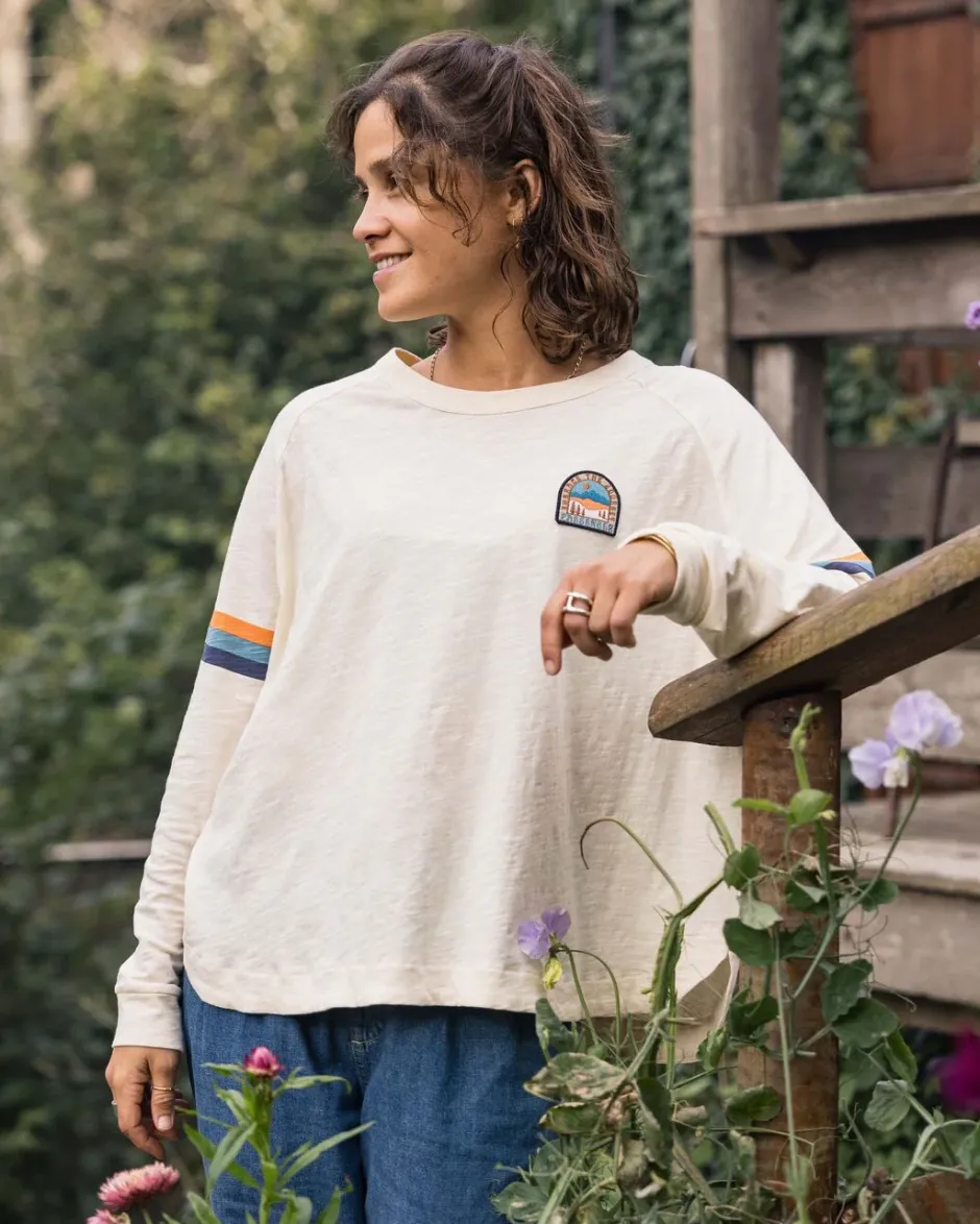 Tops & T-Shirts>Passenger Hope Recycled Cotton Oversized Ls T-Shirt Birch